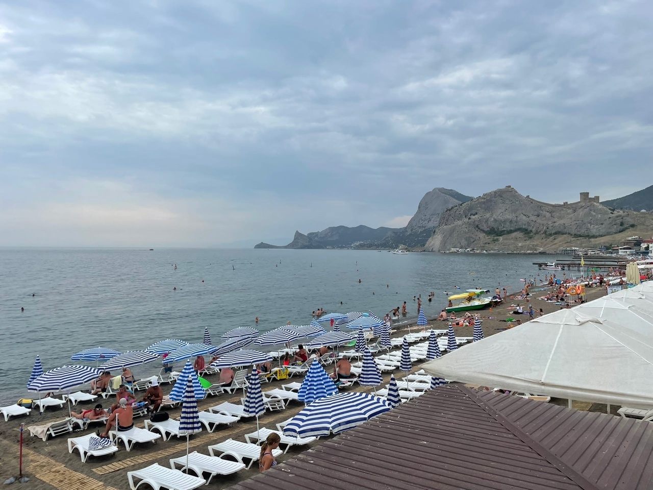 центральный пляж в судаке фото