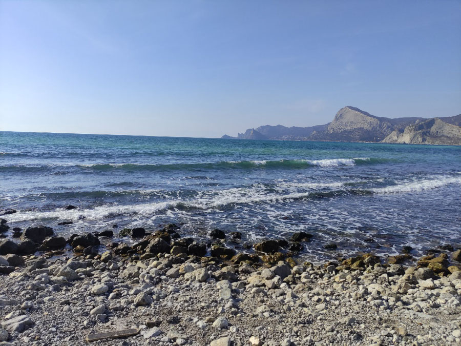 пляж за мысом алчак судак фото